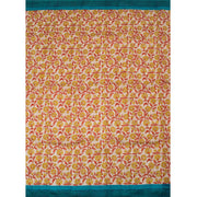 Hand Block Printed Silk Saree 10057395