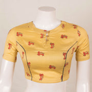 Madhubani Printed Silk Cotton Blouse 10057636