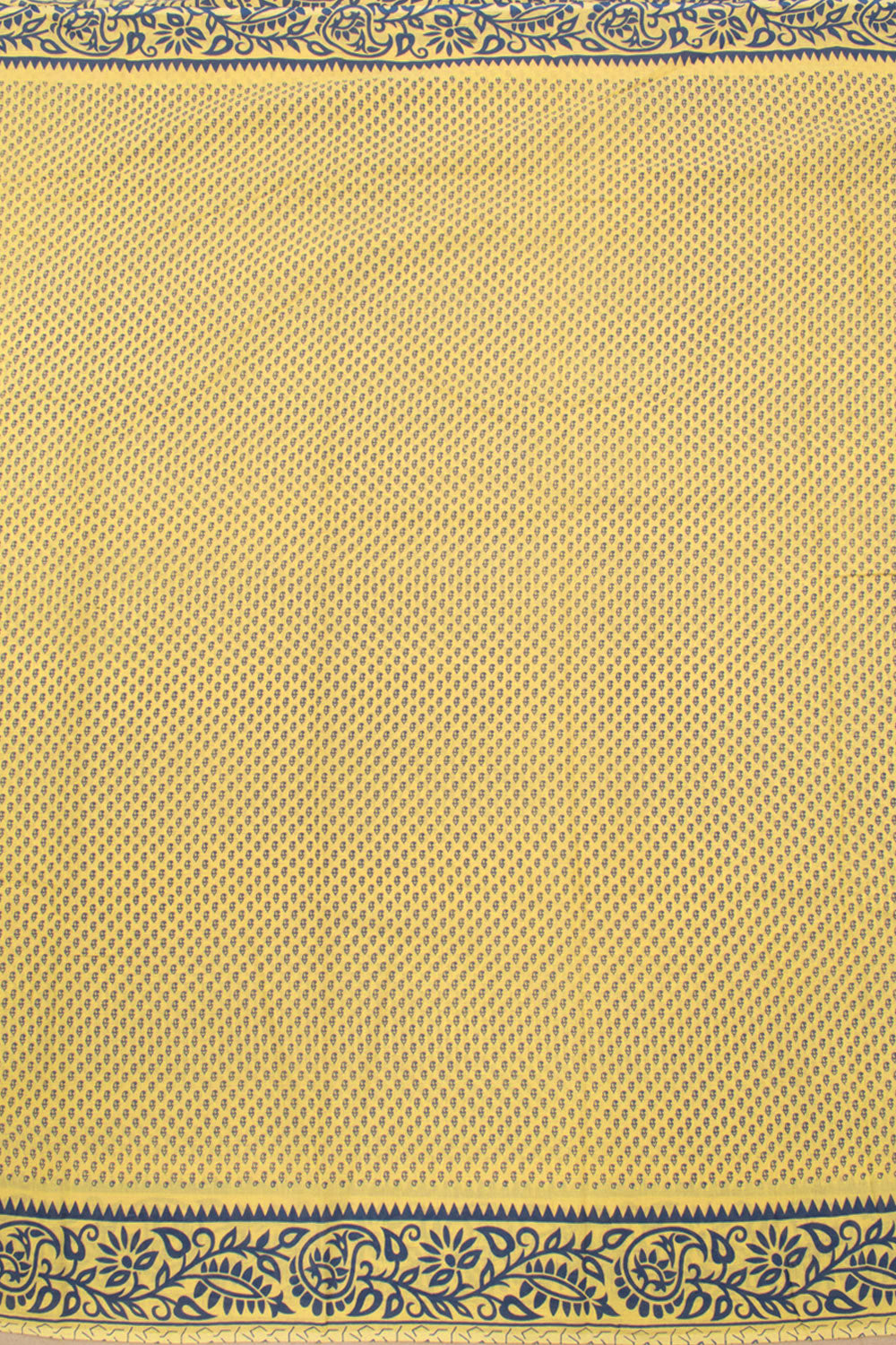 Hand Block Printed Cotton Saree 10057759