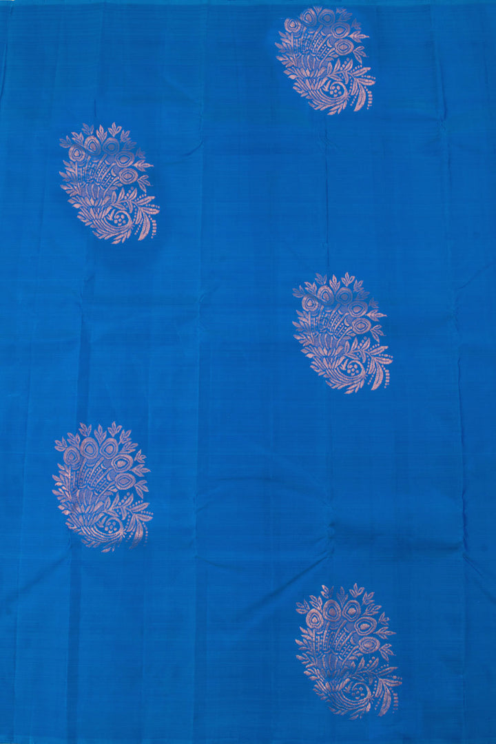 Handloom Borderless Pure Zari Kanjivaram Silk Saree 10058366