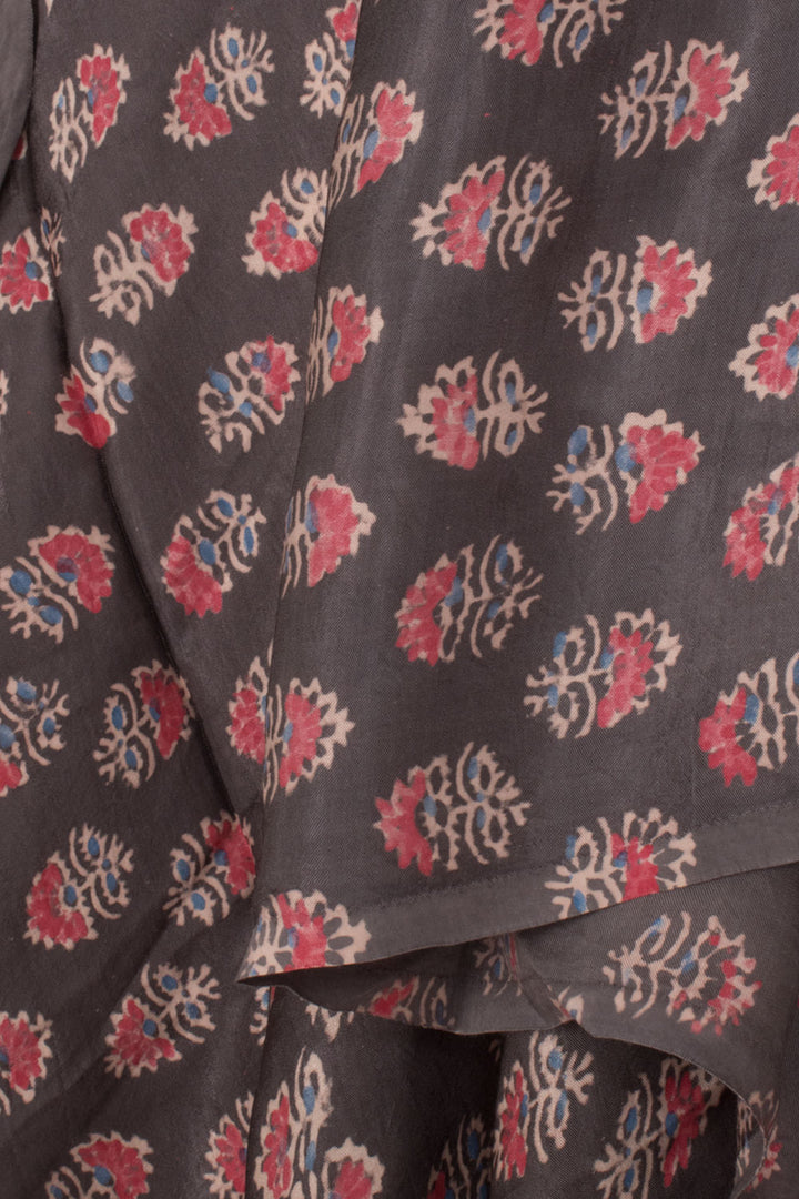 Ajrakh Printed 3-Piece Modal Silk Salwar Suit Material 10058974