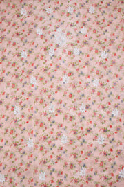 Chikankari Embroidered Kota Cotton Salwar Suit Material 10059378