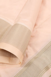 Pastel Peach Kanchipuram Silk 8x4 Dhoti 10059812