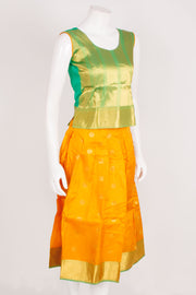 Size 0 to 16 yrs Pure Silk Kanchipuram Pattu Pavadai 10059825