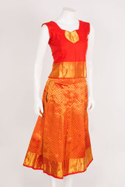 Size 0 to 16 yrs Pure Silk Kanchipuram Pattu Pavadai 10059826