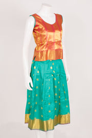 Size 0 to 16 yrs Pure Silk Kanchipuram Pattu Pavadai 10059828