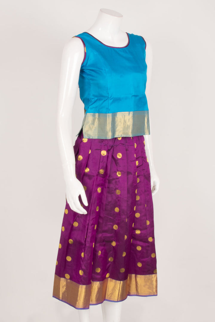 Size 0 to 16 yrs Pure Silk Kanchipuram Pattu Pavadai 10059829