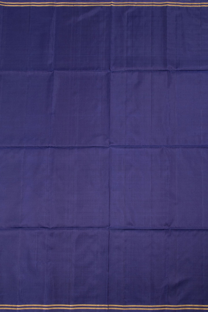 Navy Blue Kanjivaram Soft Silk Saree 10059879