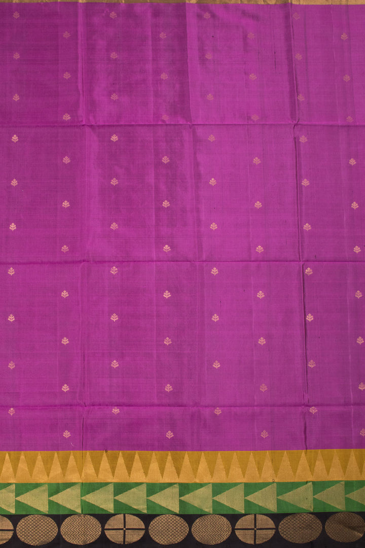 Mulberry Violet Kanjivaram Soft Silk Saree 10059892