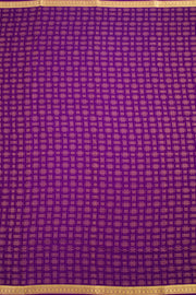 Violet Mysore Crepe Silk Saree 10061630