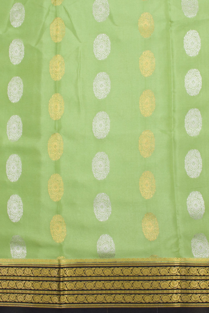Green Mysore Crepe Silk Saree 10061632