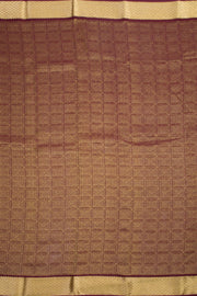 Brown Mysore Crepe Silk Saree 10061647