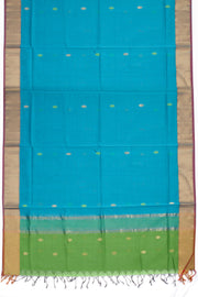 Green Maheshwari Silk Cotton 2 pc Salwar Suit Material 10062202