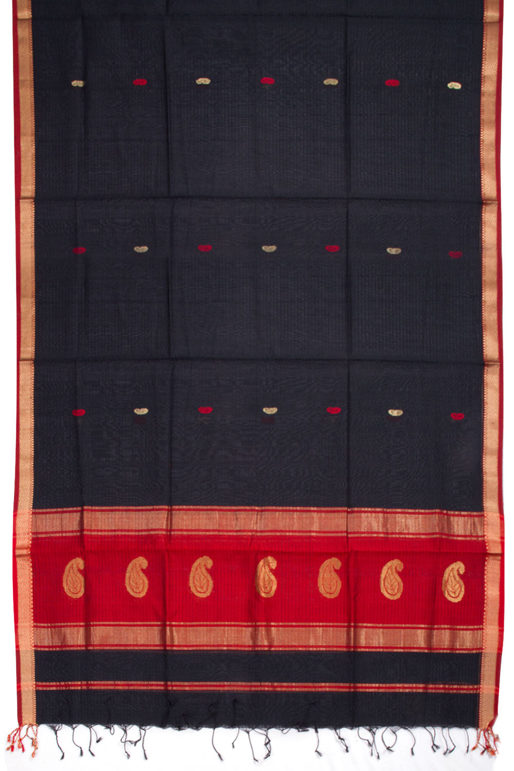 Maroon Maheshwari Silk Cotton 2 pc Salwar Suit Material 10062209