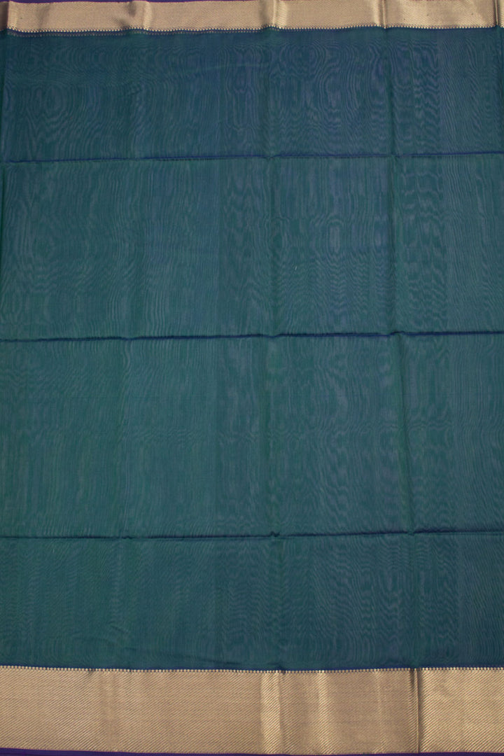 Green Handloom Maheshwari Silk Cotton Saree 10062242