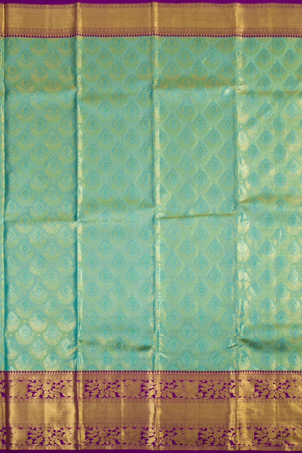 Handloom Pure Silk Tissue Zari Dharmavaram Saree 10061223