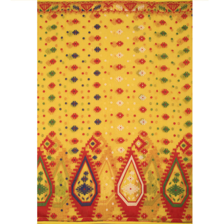 Handloom Jamdani Style Cotton Saree 10054697