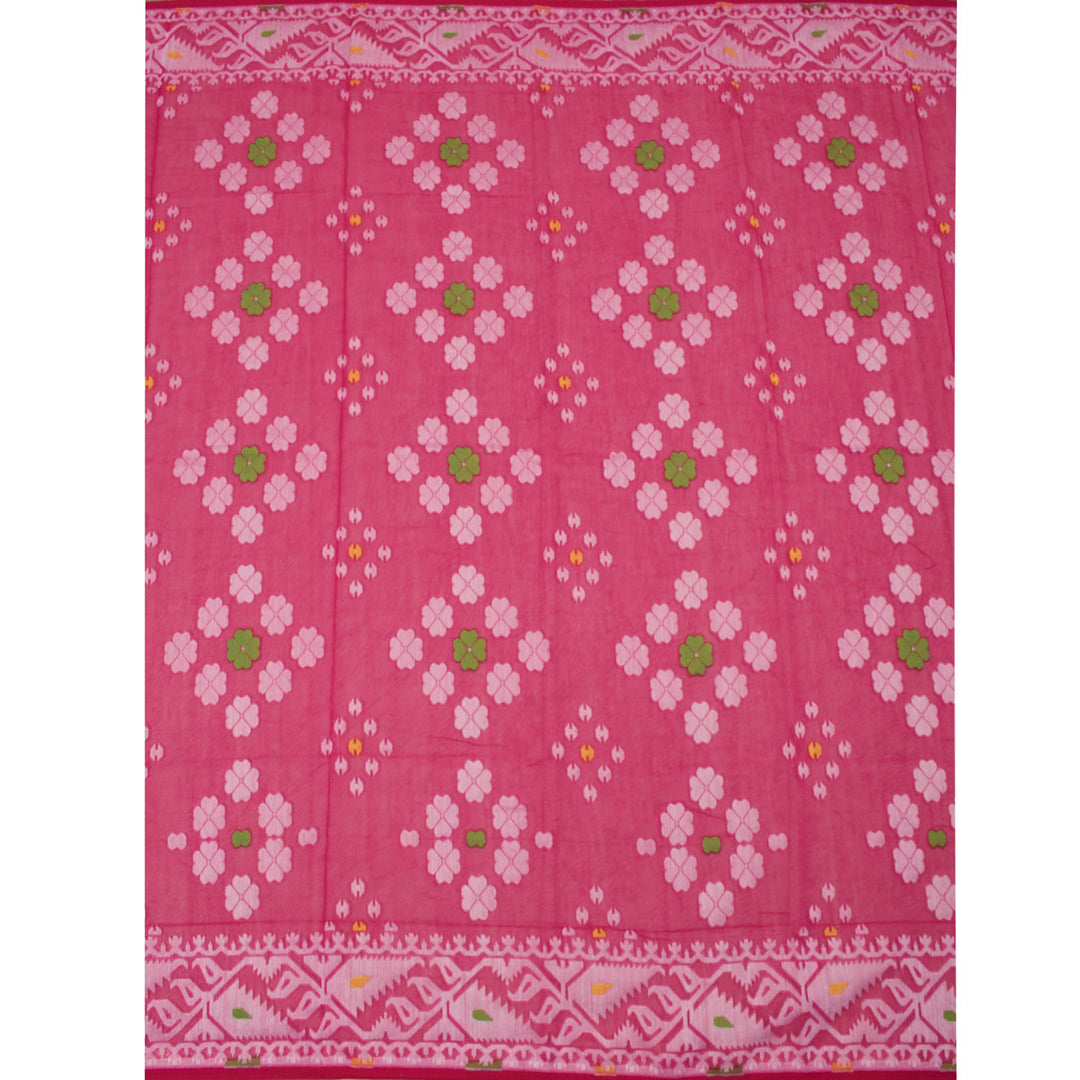 Handloom Jamdani Style Cotton Saree 10054726