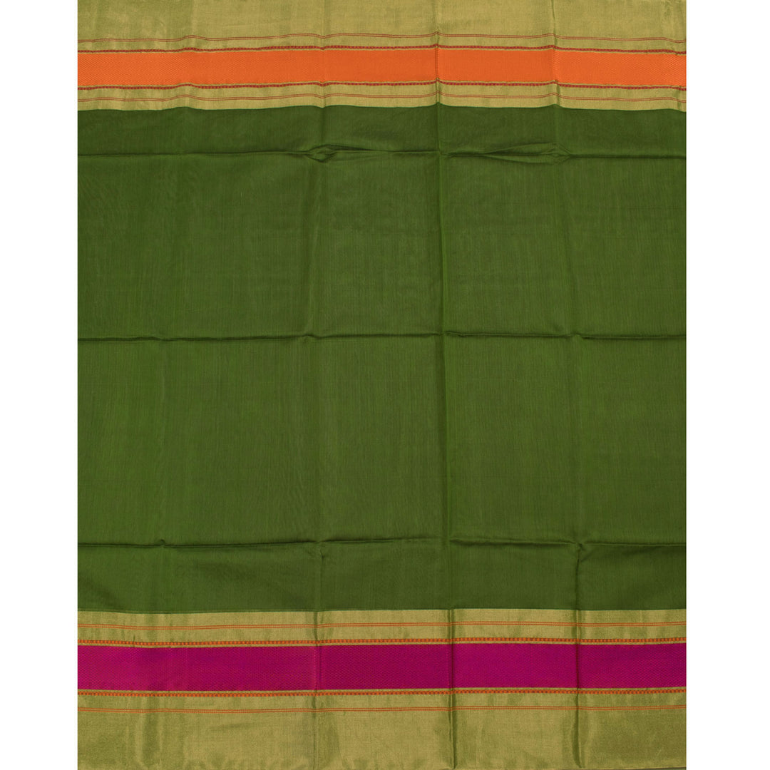 Handloom Maheshwari Silk Cotton Saree 10054130