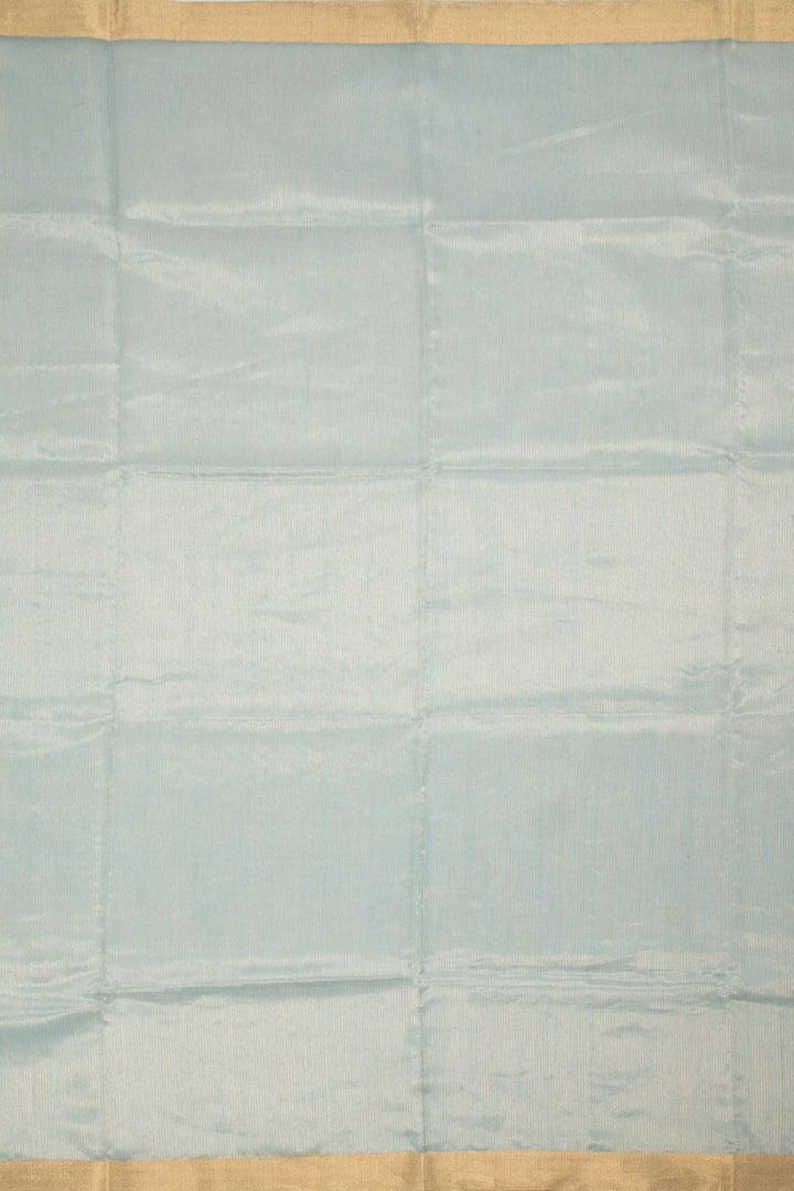 Tiffany Blue Handloom Maheswari Silk Cotton Saree 10060254