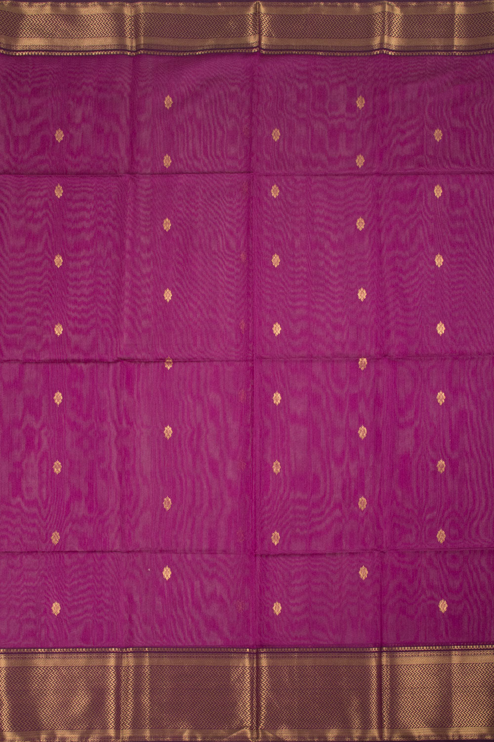 Purple Handloom Maheswari Silk Cotton Saree 10060256