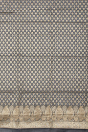 Grey Banarasi Silk Salwar Suit Material 10061155