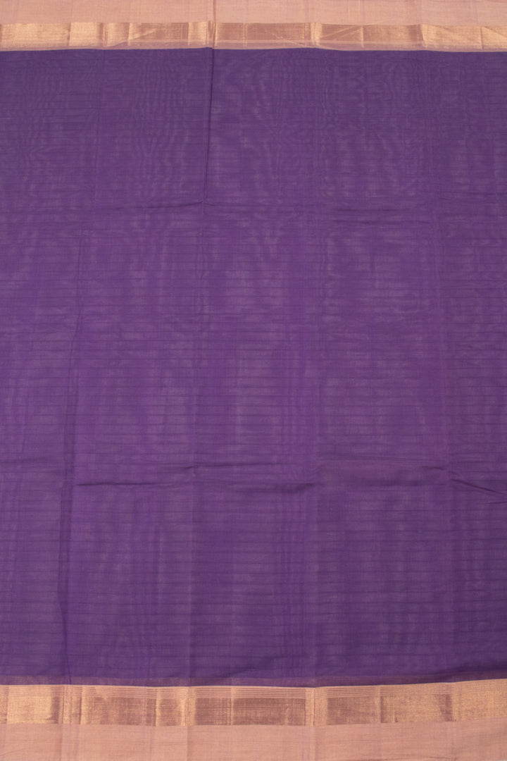 Grape Violet Negamam Cotton Saree 10059951