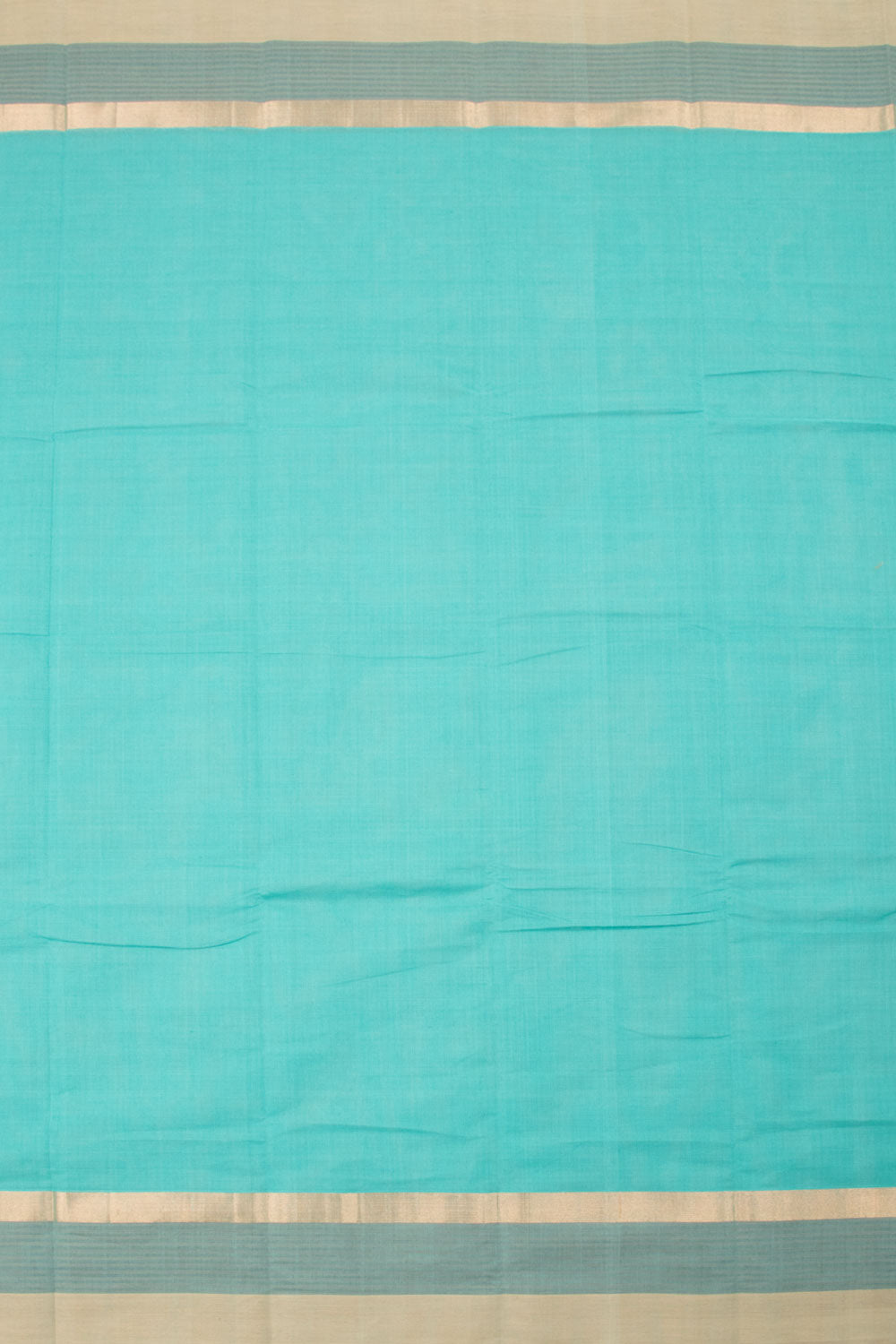 Turquoise Green Negamam Cotton Saree 10059956