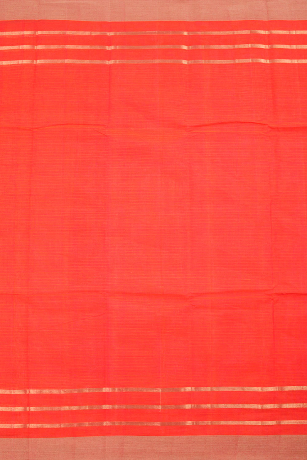 Scarlet Peach Negamam Cotton Saree 10059967