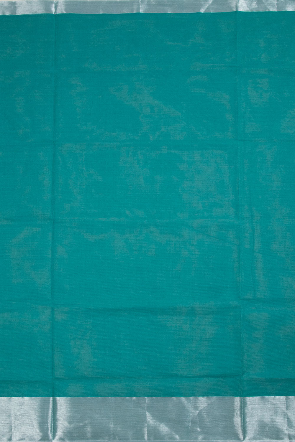 Shamrock Green Handwoven Solapur Cotton Saree 10060199