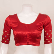 Handcrafted Mashru Blouse with Mirror Work 10055291