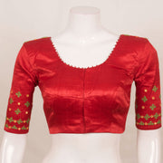 Handcrafted Mashru Blouse with Mirror Work 10055302