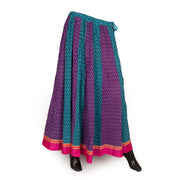 Hand Block Printed Kalidar Cotton Skirt 10055173