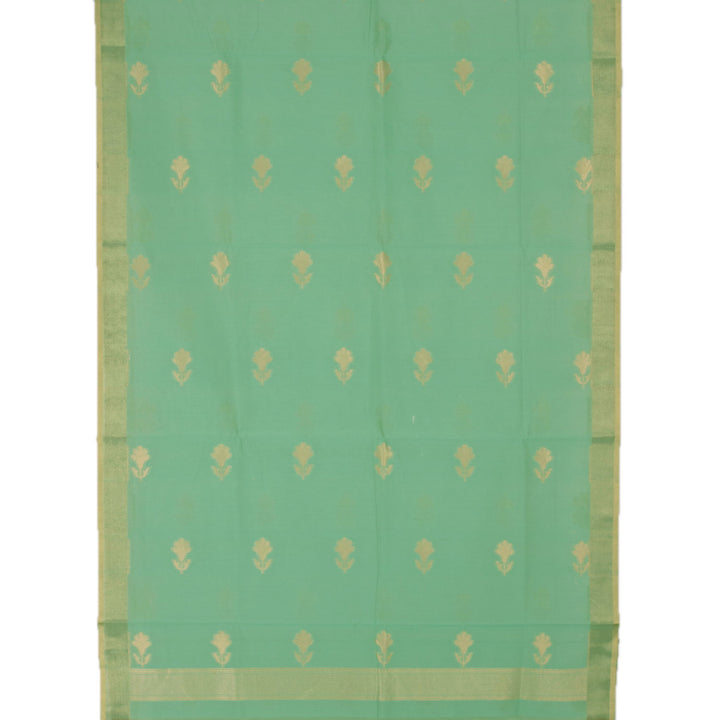 Handloom Banarasi Katrua Silk Cotton Salwar Suit Material 10055350