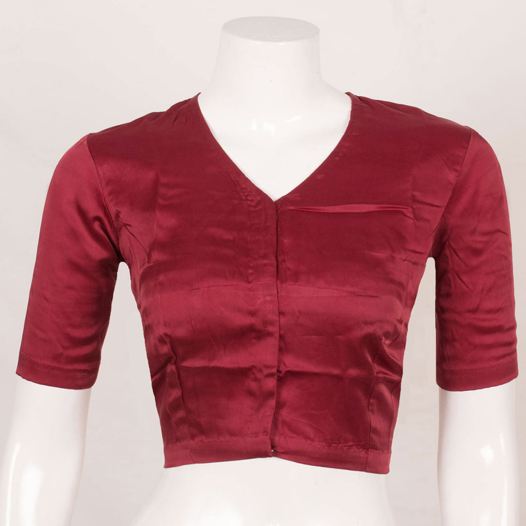 Handcrafted Satin Silk Blouse 10054598
