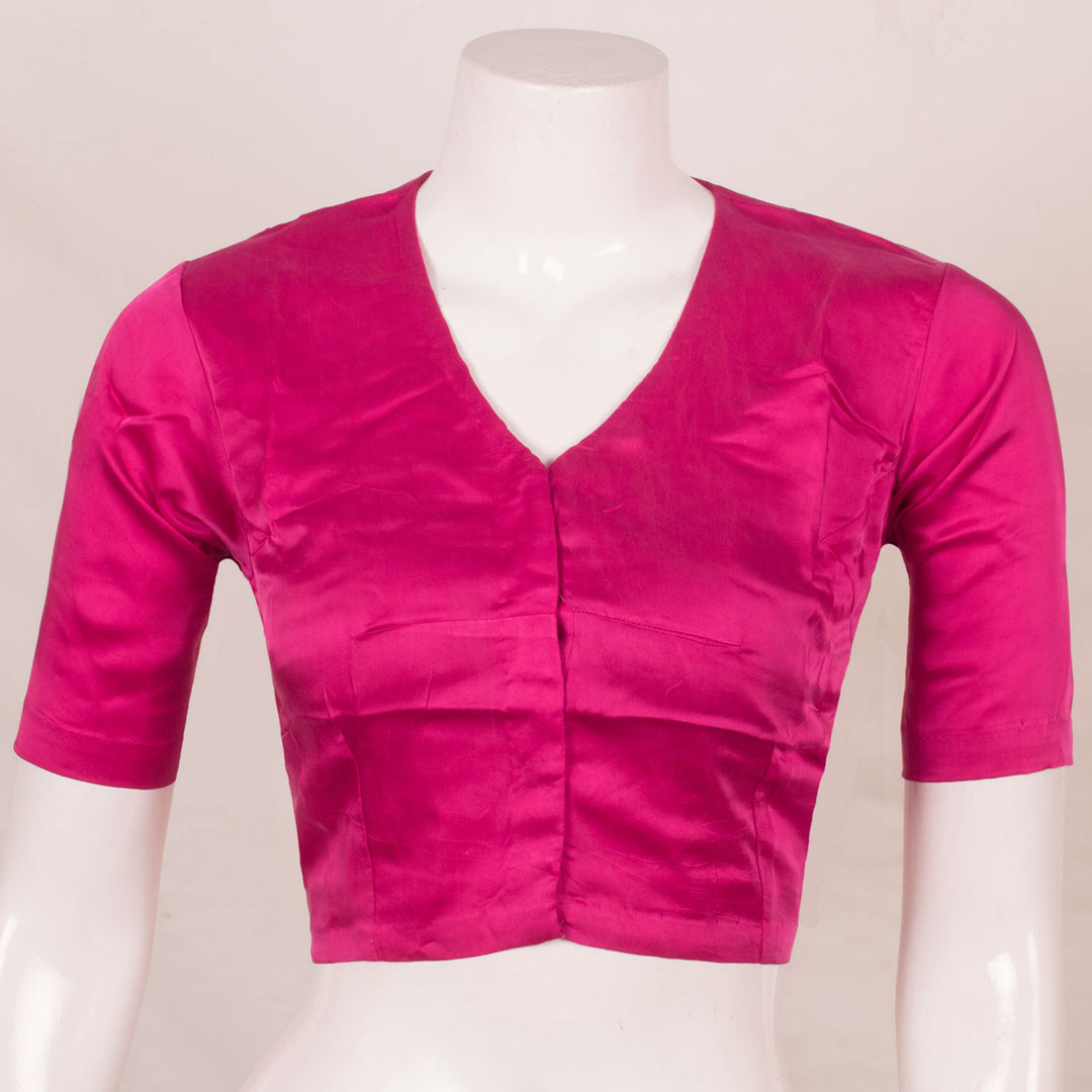 Handcrafted Satin Silk Blouse 10054599