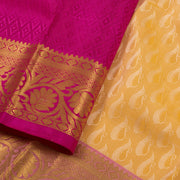 1 Year Size Pure Zari Kanchipuram Pattu Pavadai Material 10054637