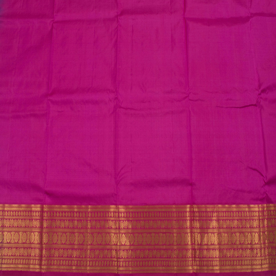 2 to 4 Year Size Pure Zari Kanchi Pattu Pavadai Material 10054654