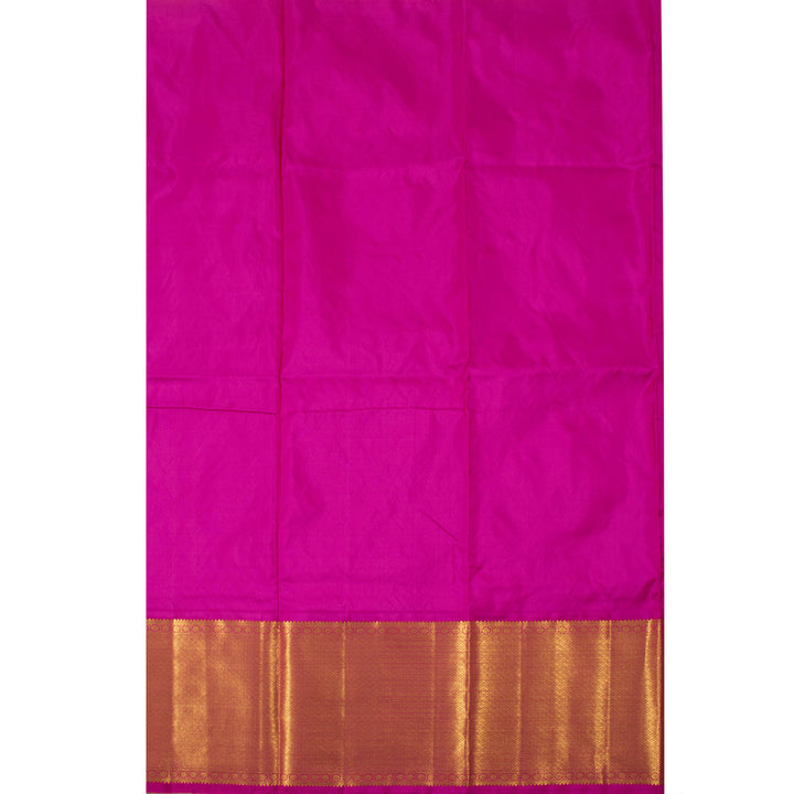 5 to 9 Year Size Pure Zari Kanchipuram Pattu Pavadai Material 10054675