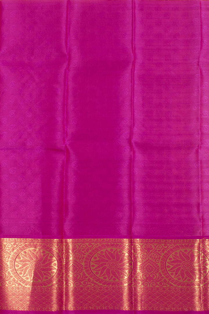 1 Year Size Pure Zari Kanjivaram Pattu Pavadai Material 10058068