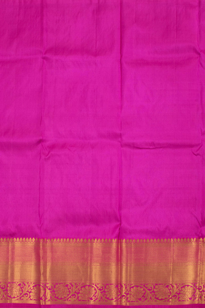 2 to 4 Year Size Pure Zari Kanjivaram Pattu Pavadai Material 10058070