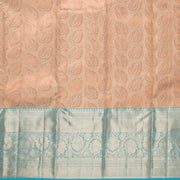Handloom Pure Zari Bridal Korvai Kanjivaram Tissue Silk Saree 10055732