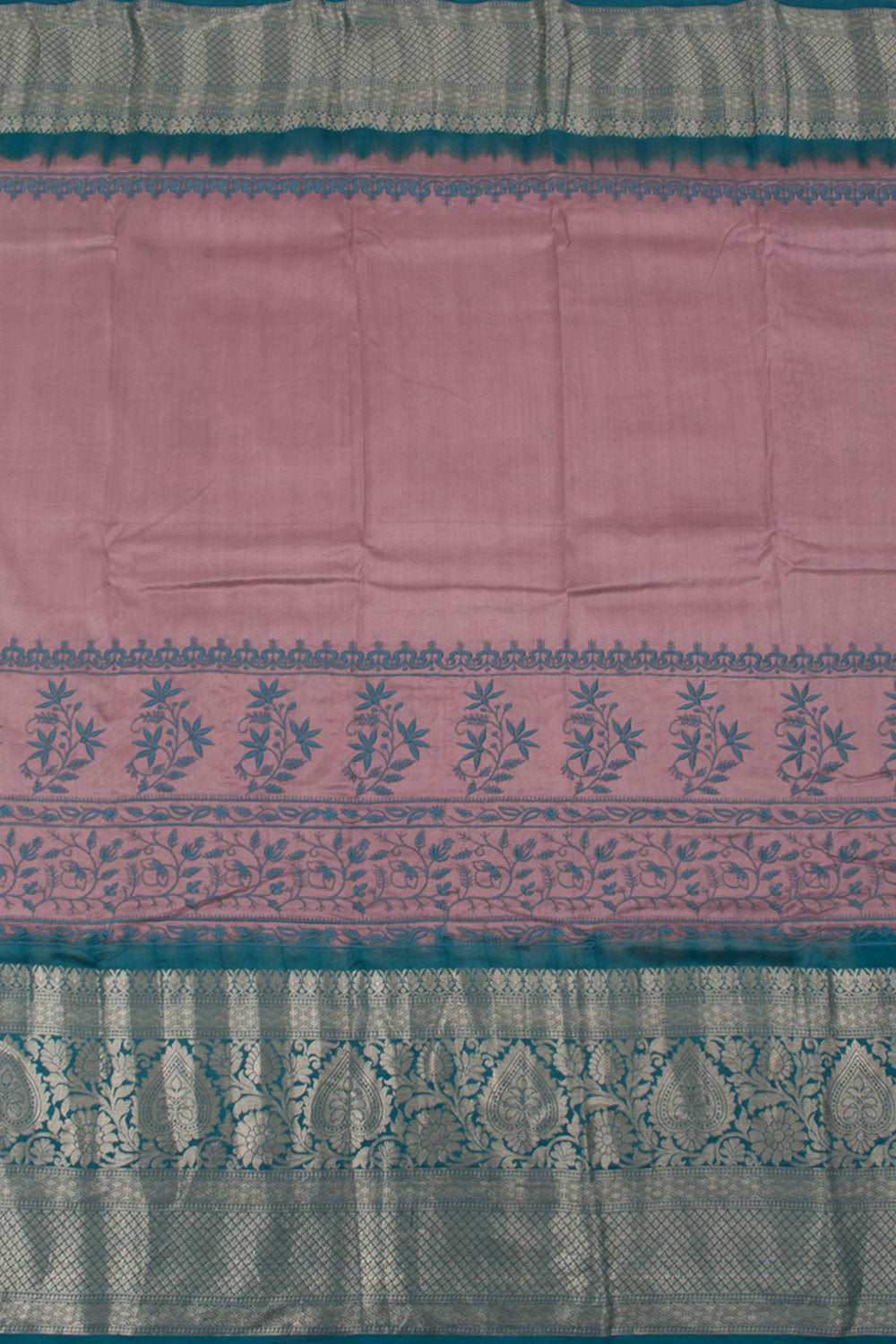 Embroidered Kanjivaram Pure Silk Saree 10058231