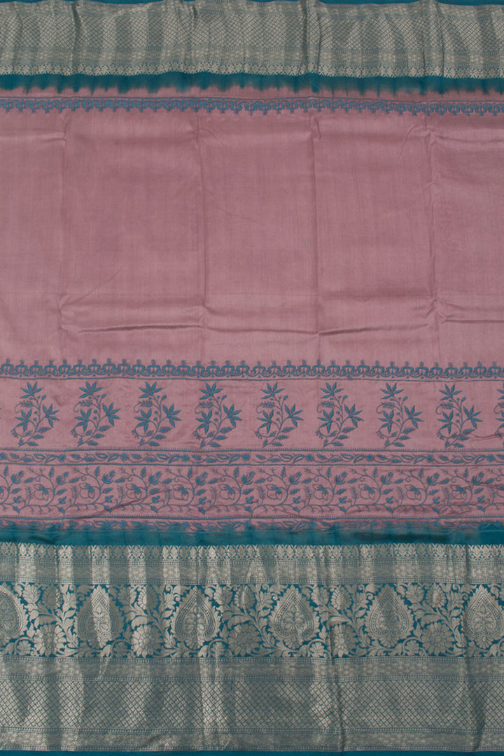 Embroidered Kanjivaram Pure Silk Saree 10058231