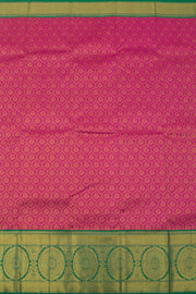 Pure Zari Bridal Korvai Kanjivaram Silk Saree 10058737