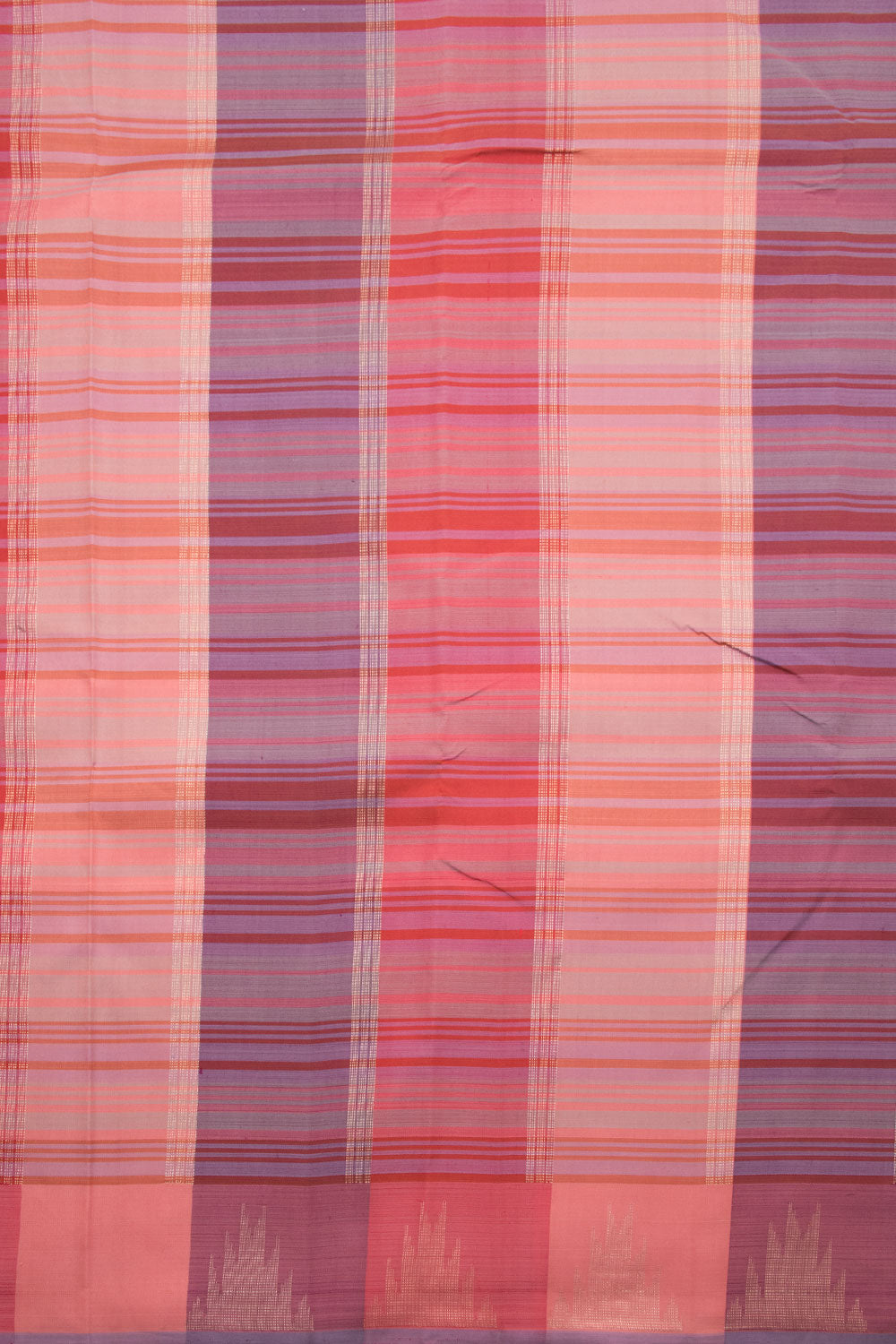 Multi Colour Pure Zari Kanjivaram Silk Saree 10060029