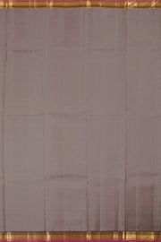 Grey Handloom Pure Zari Kanjivaram Silk Saree 10060046