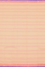 Pastel Cream Handloom Pure Zari Kanjivaram Silk Saree 10060061