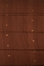 Chocolate Brown Bengal Matka Silk Saree 10059319