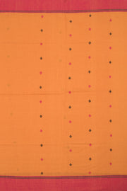 Orange Bengal Cotton Saree 10059328